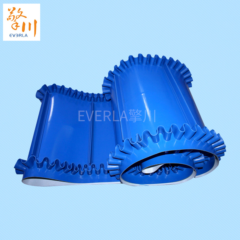  藍(lán)色裙邊<a href='http://www.zgcinnotown.com.cn/shusongdai/' target='_blank'><u>輸送帶</u></a>的圖片1